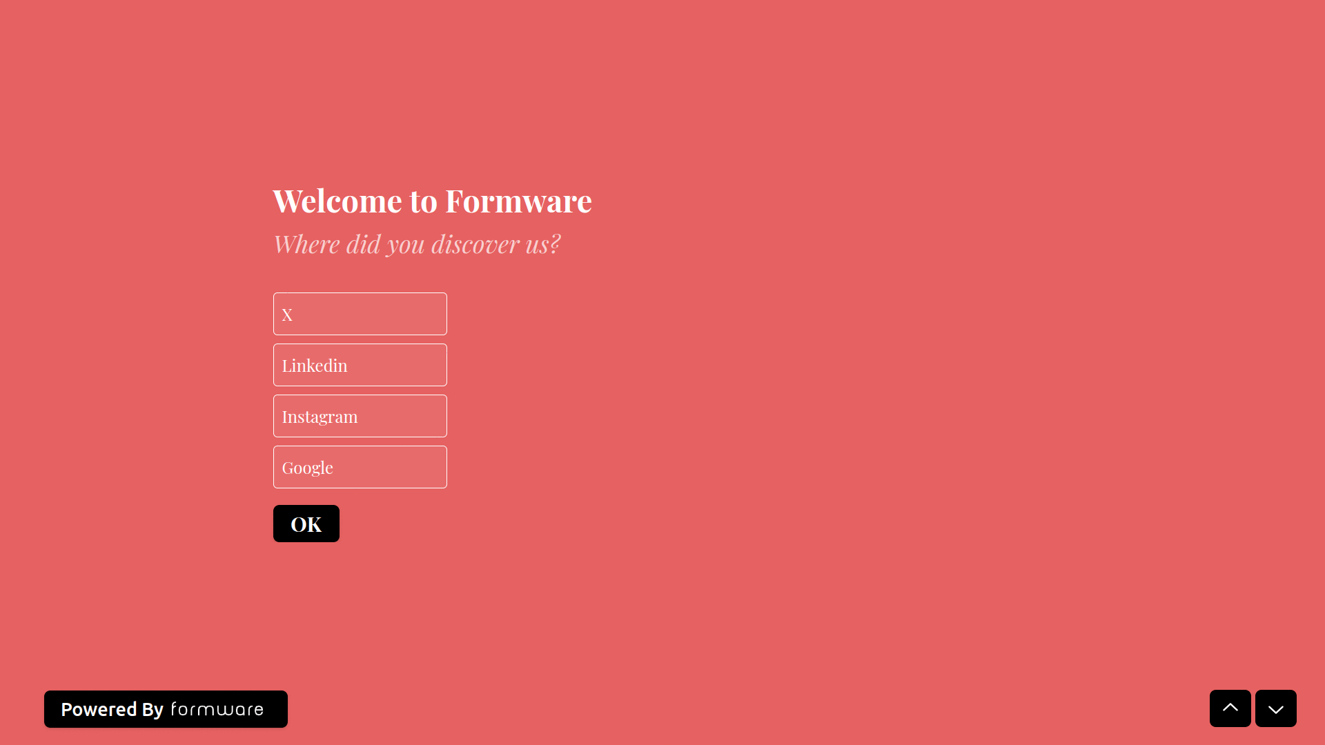 Formware, create fully branded forms.